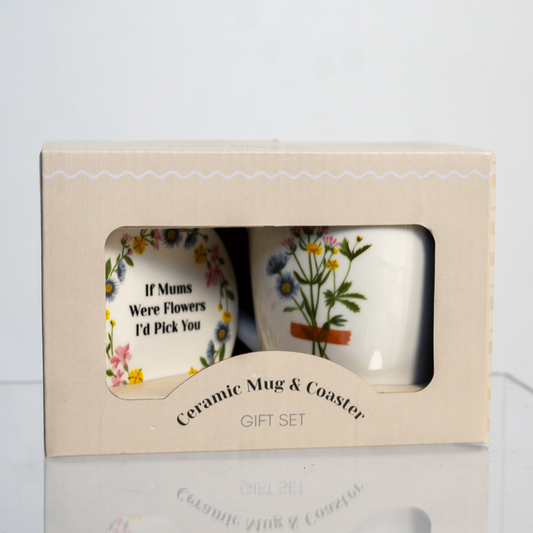 Mug & Coaster Set - If Mums Were Flowers