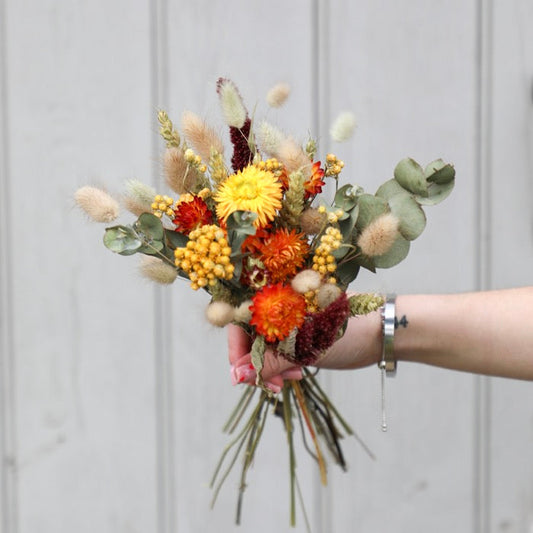 Autumn Glow Dried Flower Mini Bouquet