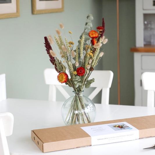 Autumn Glow Dried Flower Letterbox Bouquet