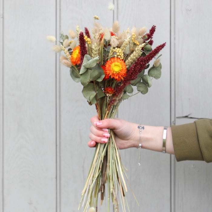 Autumn Glow Dried Flower Bouquet