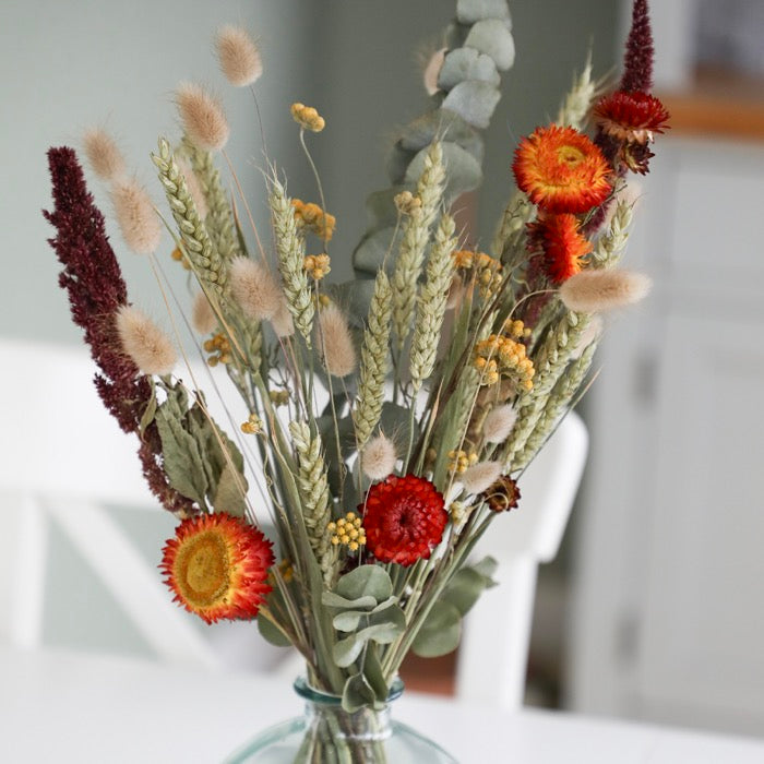 Autumn Glow Dried Flower Letterbox Bouquet